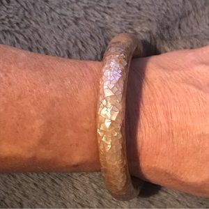 Beautiful Pearl Shell Mosaic Bracelet Bangle